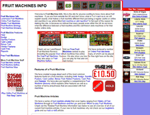 Tablet Screenshot of fruitmachinesinfo.co.uk
